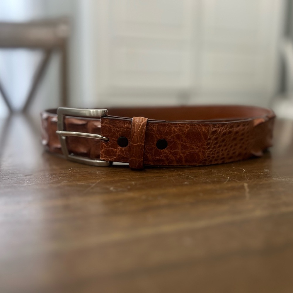 Hornback Crocodile Belt Genuine size 40